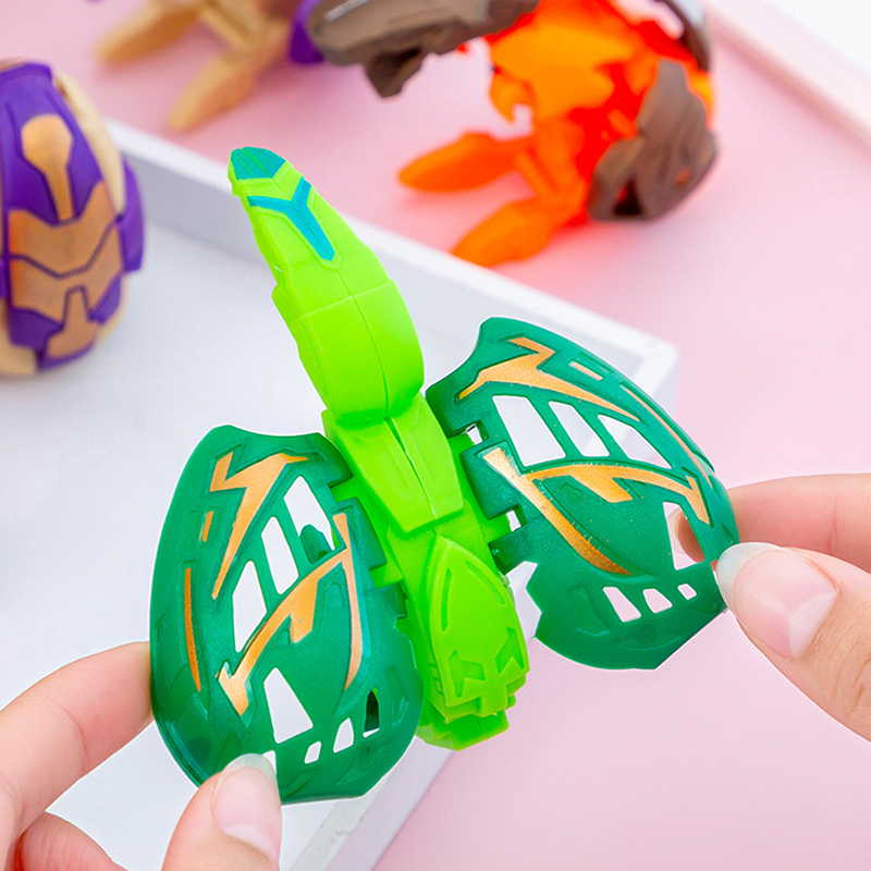 banbi 1Pc Dinosaur Eggs Transforming Toy Simulation Deformation Dinosaur Transform Twisting Children Educational Toys Kids Gift