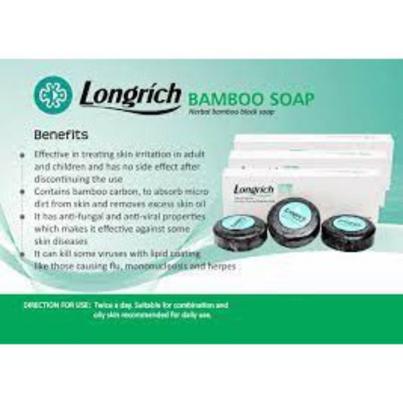 Longrich Bamboo Charcoal Soap EXPIRY DATE 2024 Lazada PH