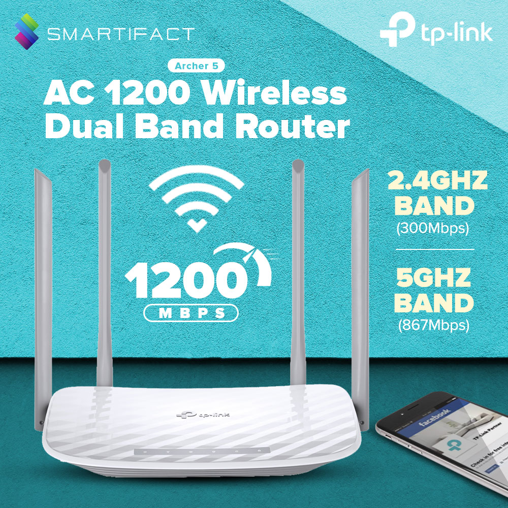 tp link ac1200 wireless dual band router