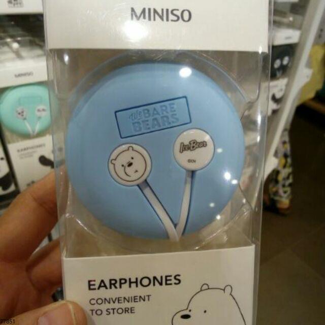Buy Miniso We Bear Bears Earphones 