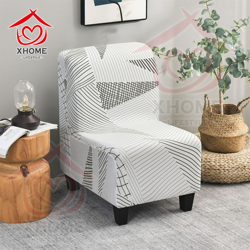 Armless sofa chair discount cover