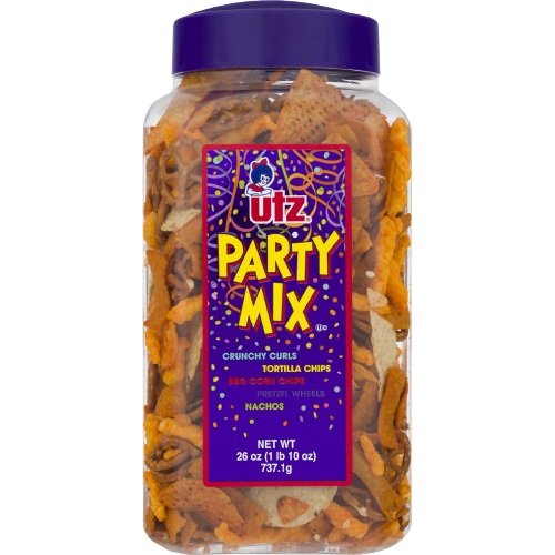 Utz Party Mix Includes Crunchy Curls, Tortilla Chips, BBQ Corn Chips ...