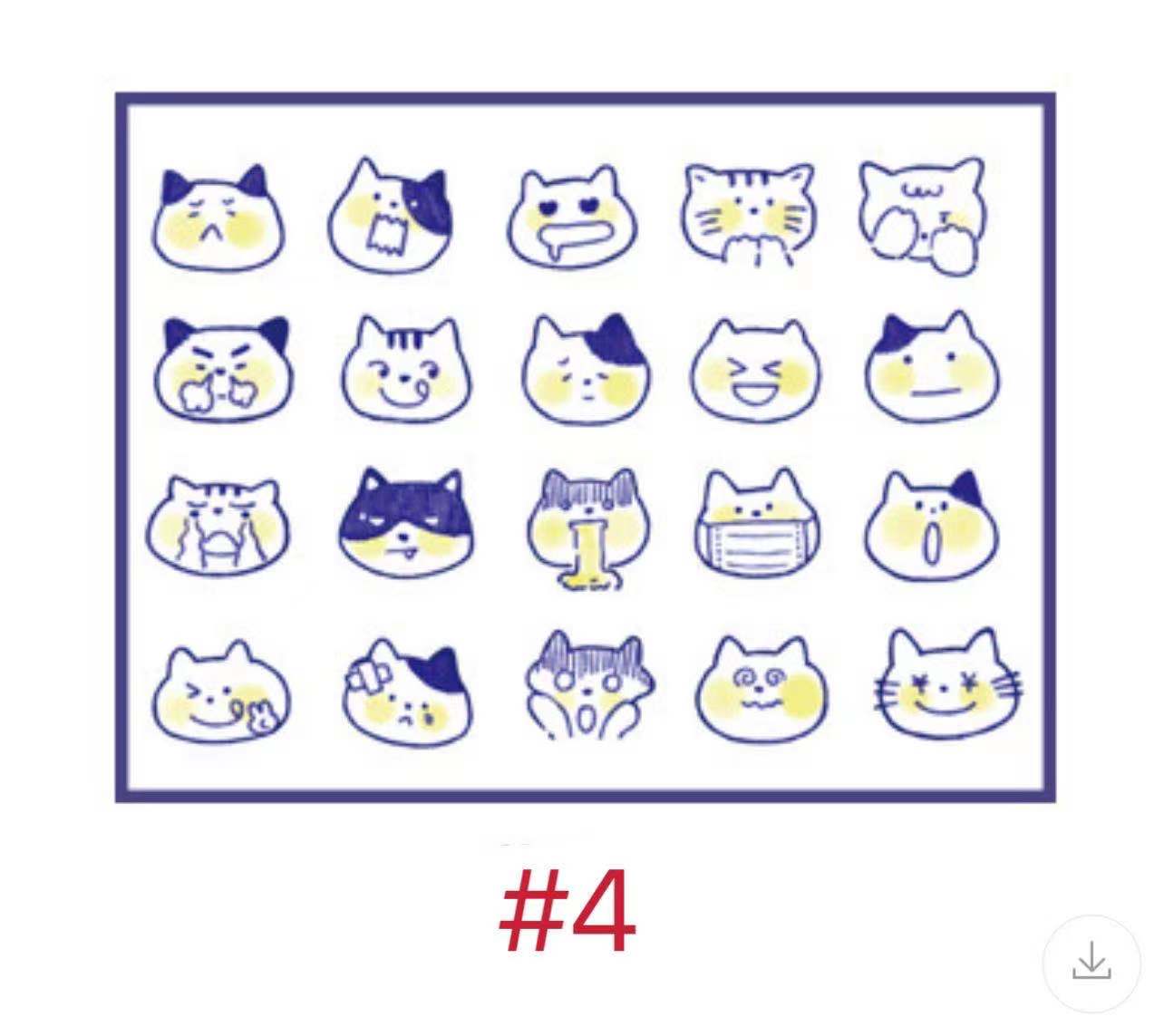 40 pcs colorful diary series cute hand account sticker photo