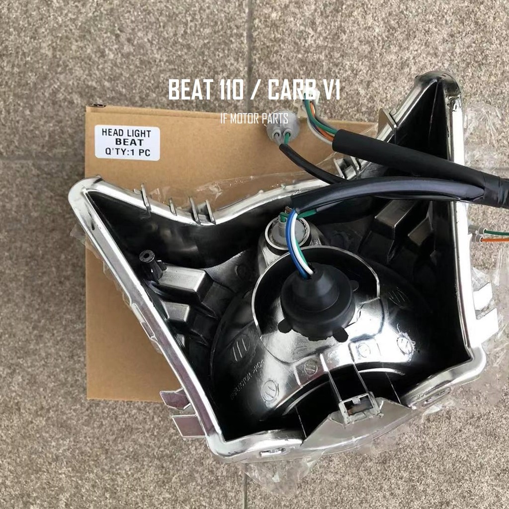 [Headlight] Honda Headlight BEAT 110 CARB TYPE / ICON Assembly with