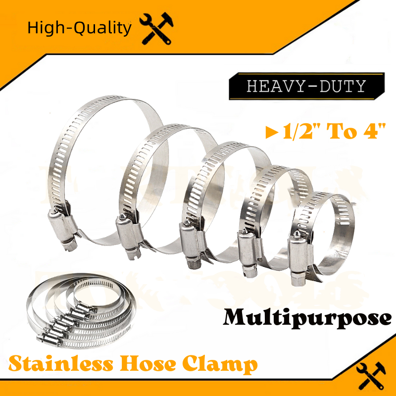 LPG / AIR Hose Clamp Pipe Clamp Tube Clamp Heavy Duty Stainless Steel