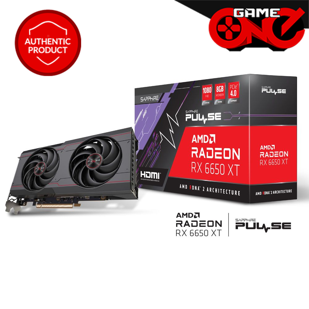 Sapphire Pulse AMD Radeon™ RX 6650 XT 8GB/128 bit DDR6 OC Graphics 