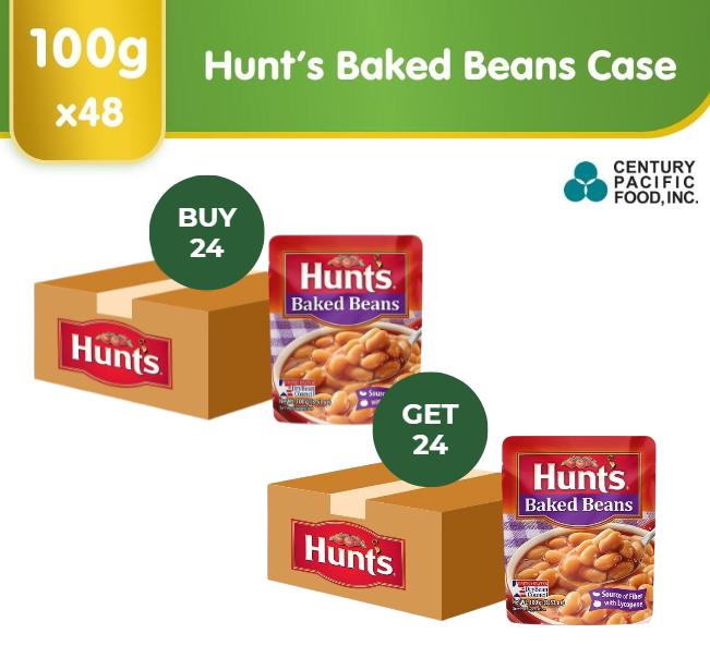 Hunt's Baked Beans 100g BUY 24 TAKE 24 (Expiry Date Nov. 1, 2023