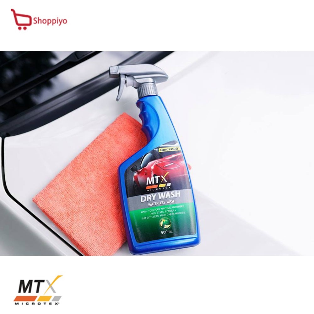 Microtex MTX Car Care Waterless Dry Wash 500ml Lazada PH
