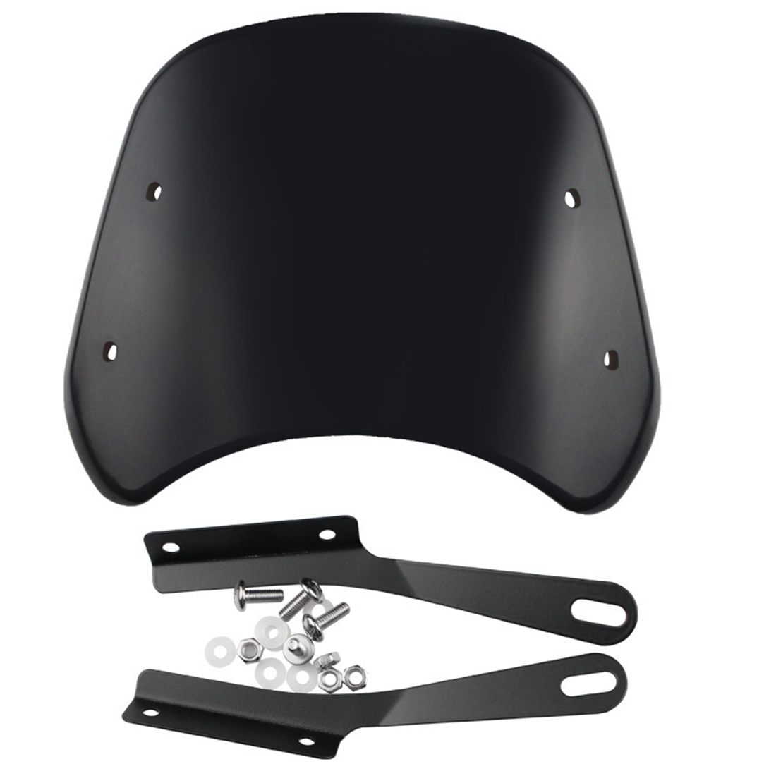 Motorcycle Windshield Front Flyscreen Universal Windscreen with Mount ...