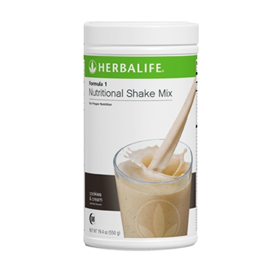 Herbalife Formula 1 Nutritional Shake Mix Cookies Cream 550g with
