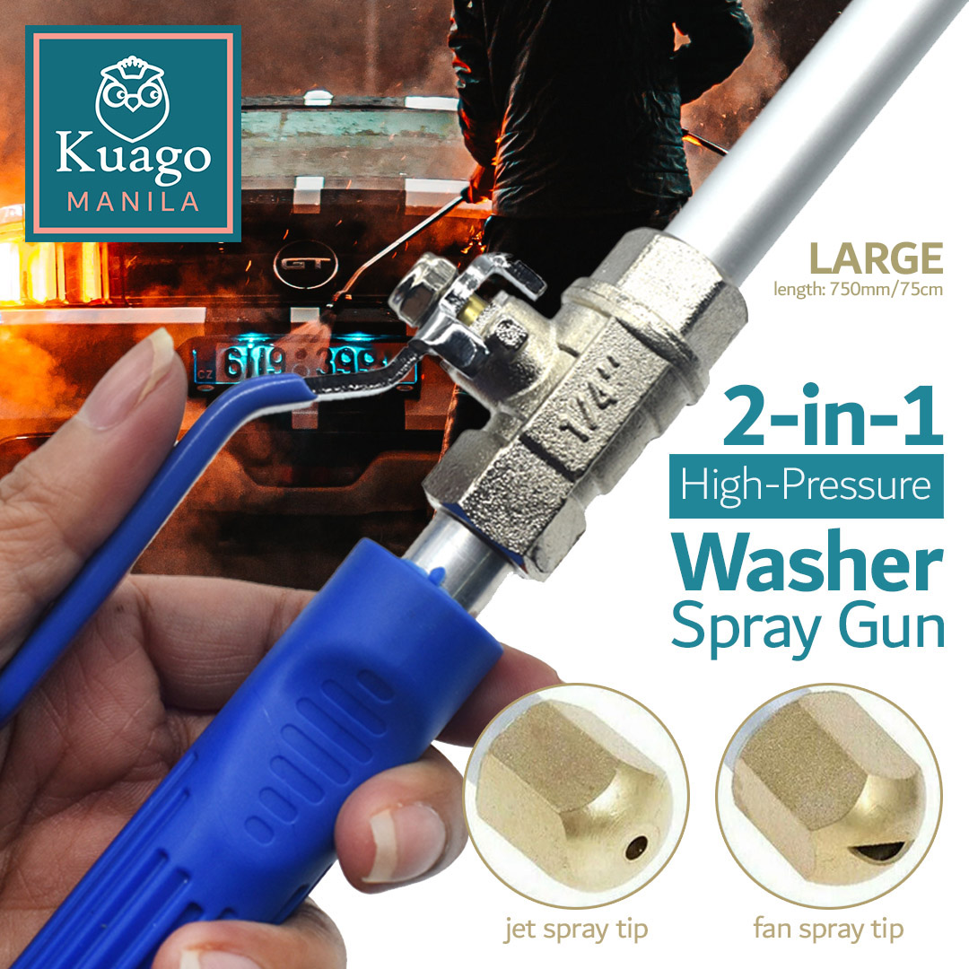 KuagoManila 2in1 High Pressure Water Jet Cleaning Solution For Home