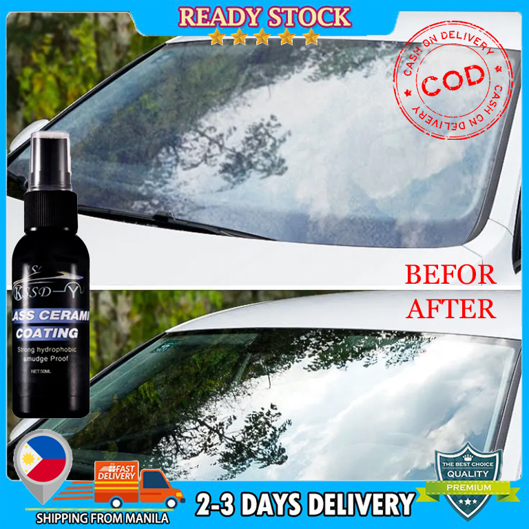 Car Glass Ceramic Coating Hydrophobic Coating Waterproof Acid Rain and