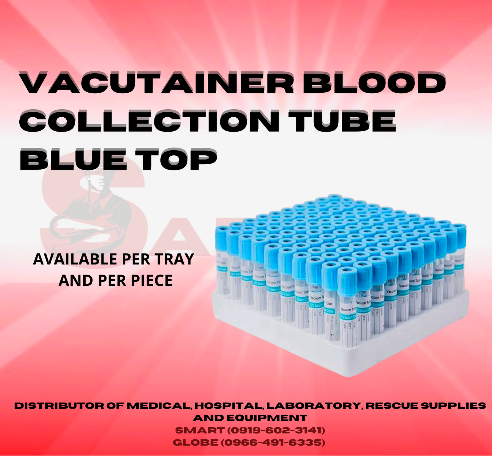 VACUTAINER BLOOD COLLECTION TUBE BLUE TOP 1.8ML PER TRAY 100'S Lazada PH