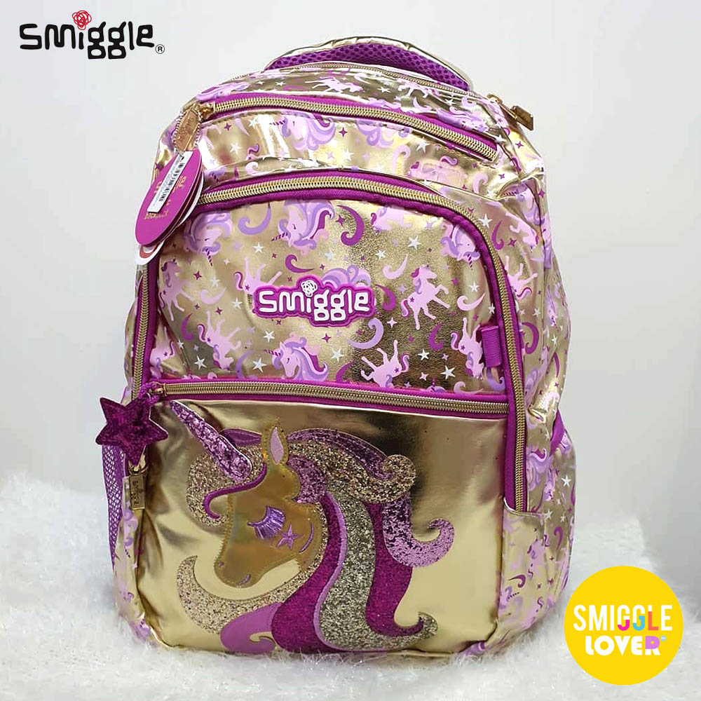 smiggle backpack unicorn