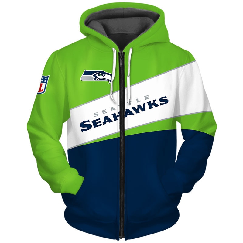 Woman Hat hoodie Seahawks Letter printed Pullover Pocket hoodie M-6XL hoodie 