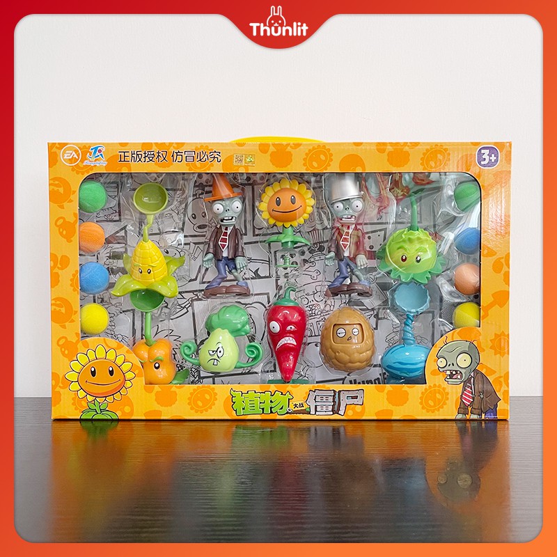 Bộ đồ chơi Plants VS Zombies Thunlit Bằng ABS Thiết