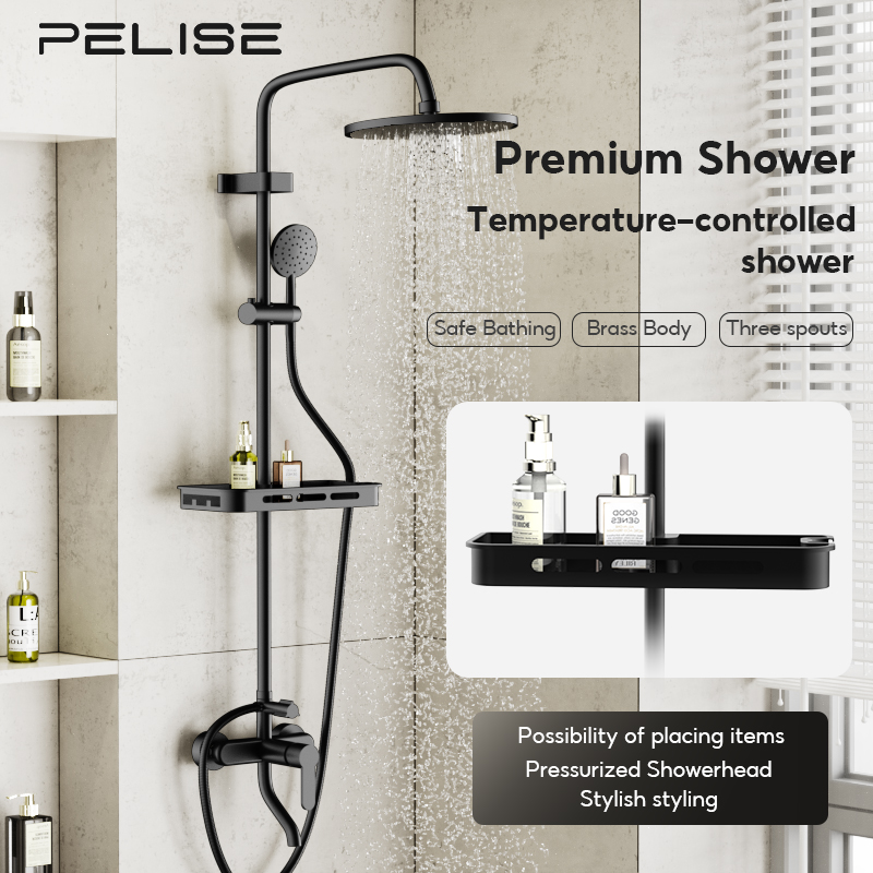 Pelise Speed Electric Water Heater 6500w 220v Household Instant Shower Set Led Digital Display 6588