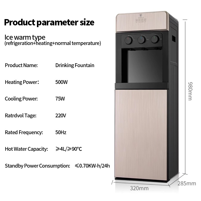 Kaisa Villa water dispenser bottom load hot and cold desktop water dispenser water dispenser