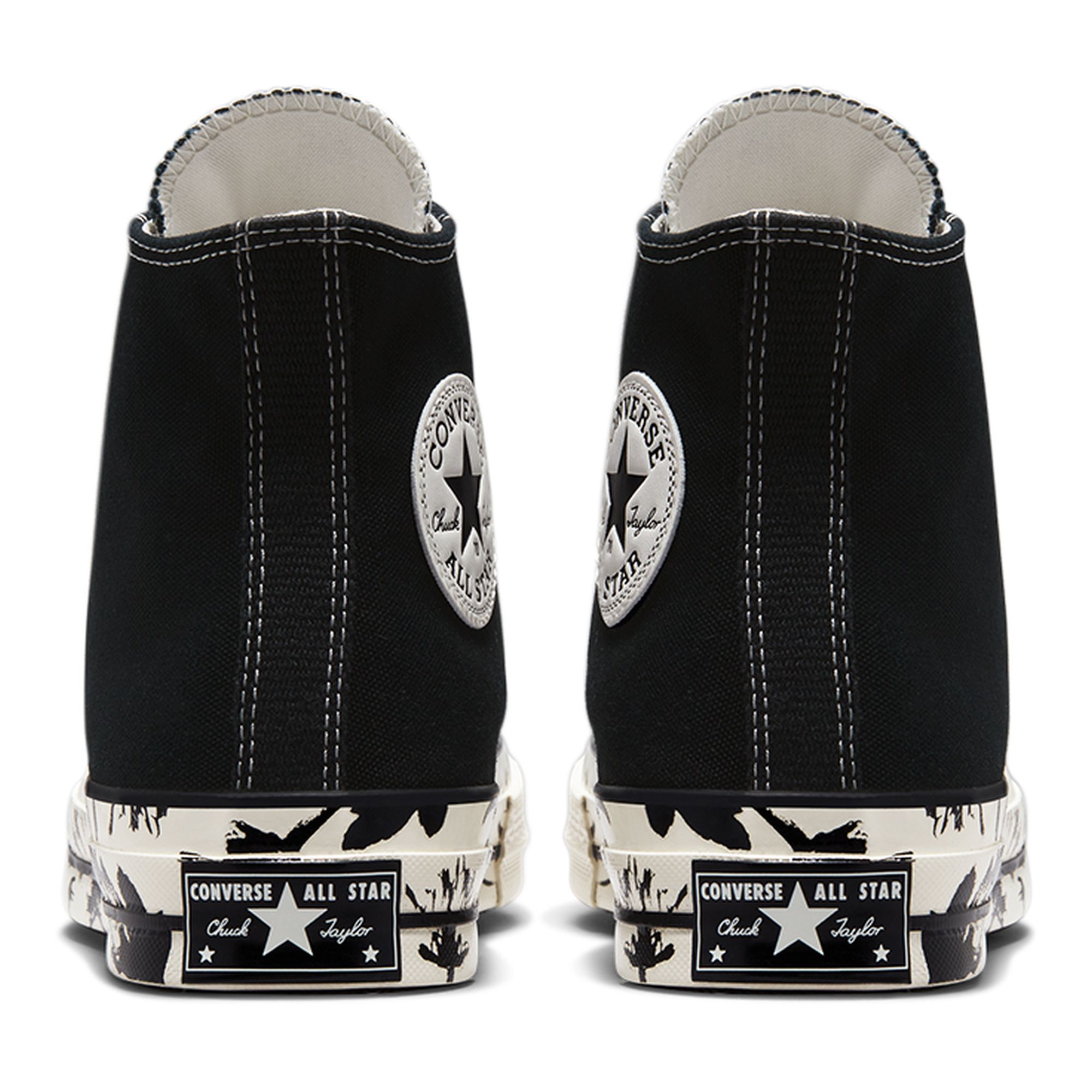 Converse Chuck 70 High Hybrid Floral Black Egret White 571387C - ReactRun