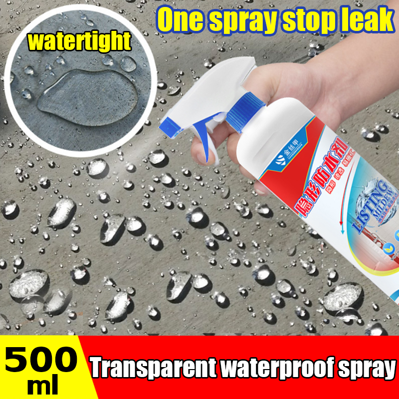 ⚡️ One spray stop leak⚡️Transparent Waterproof Spray Waterproof Sealant ...