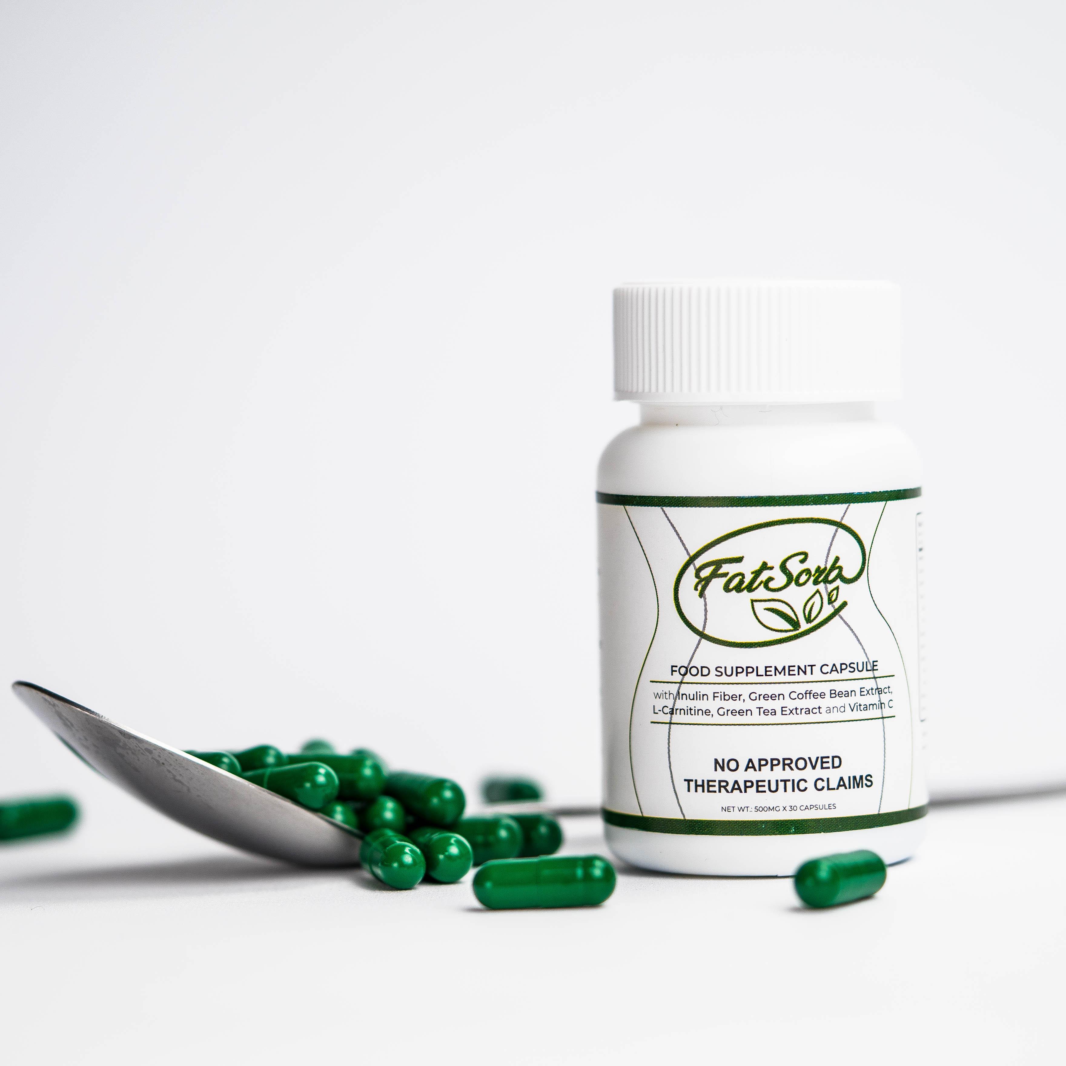 FATSORB Fat Binder Absorber Slimming and Weight Loss Supplement (30