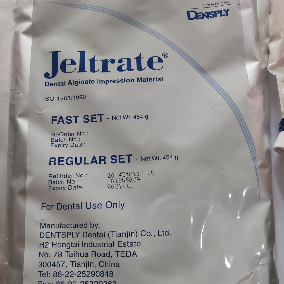 Jeltrate Alginate