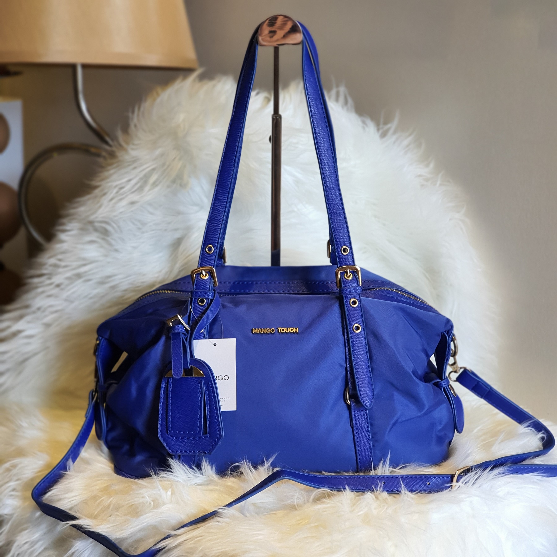 mango blue bag