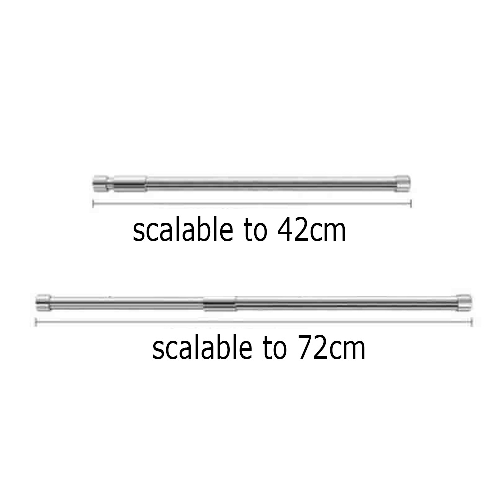 Stainless Steel Telescopic Rod Rod Clothes Rod Wardrobe Rod