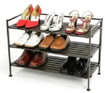 Seville Classics 3 Tier Utility Shoe Rack Mocha Lazada Ph