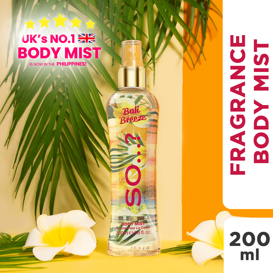 Ibiza Dreams So Body Mist Bali Breeze SO Escapes Bali Breeze Body
