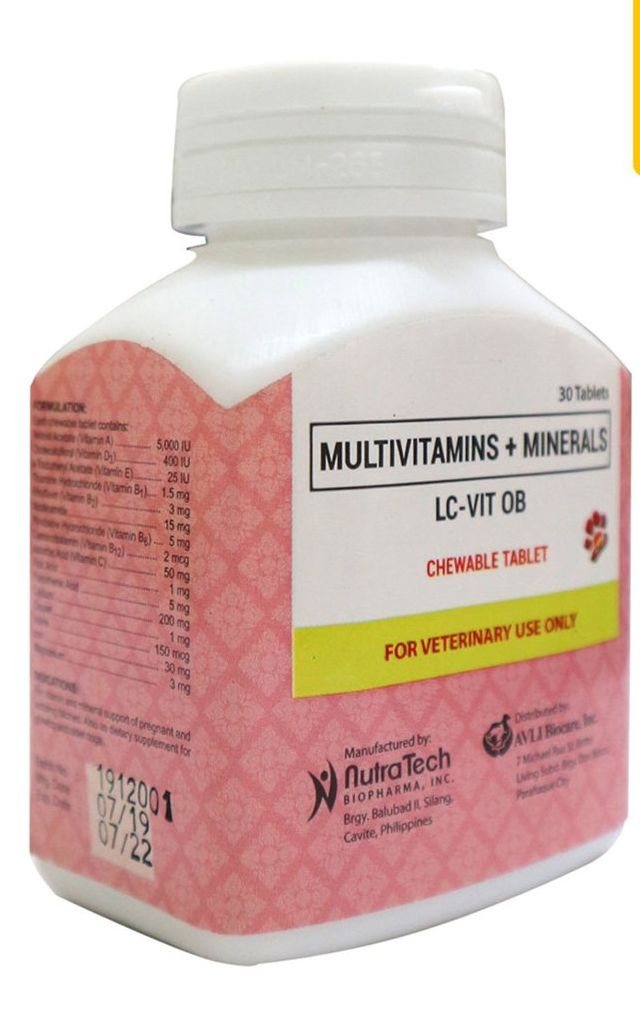 LC Vitamins OB Multivitamins 30 Tablets Lazada PH