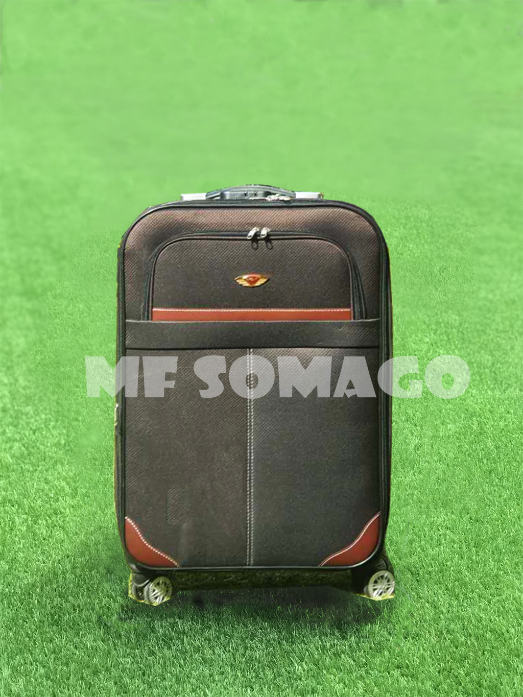 Weshine luggage and bags907 2in1 BROWN luggage 2024 inch for travel