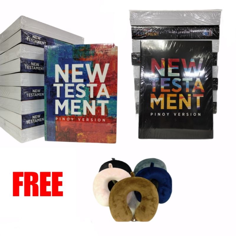 ☃ PINOY NEW TESTAMENT - BUNDLE OF 10 with FREE NECK PILLOW | Lazada PH