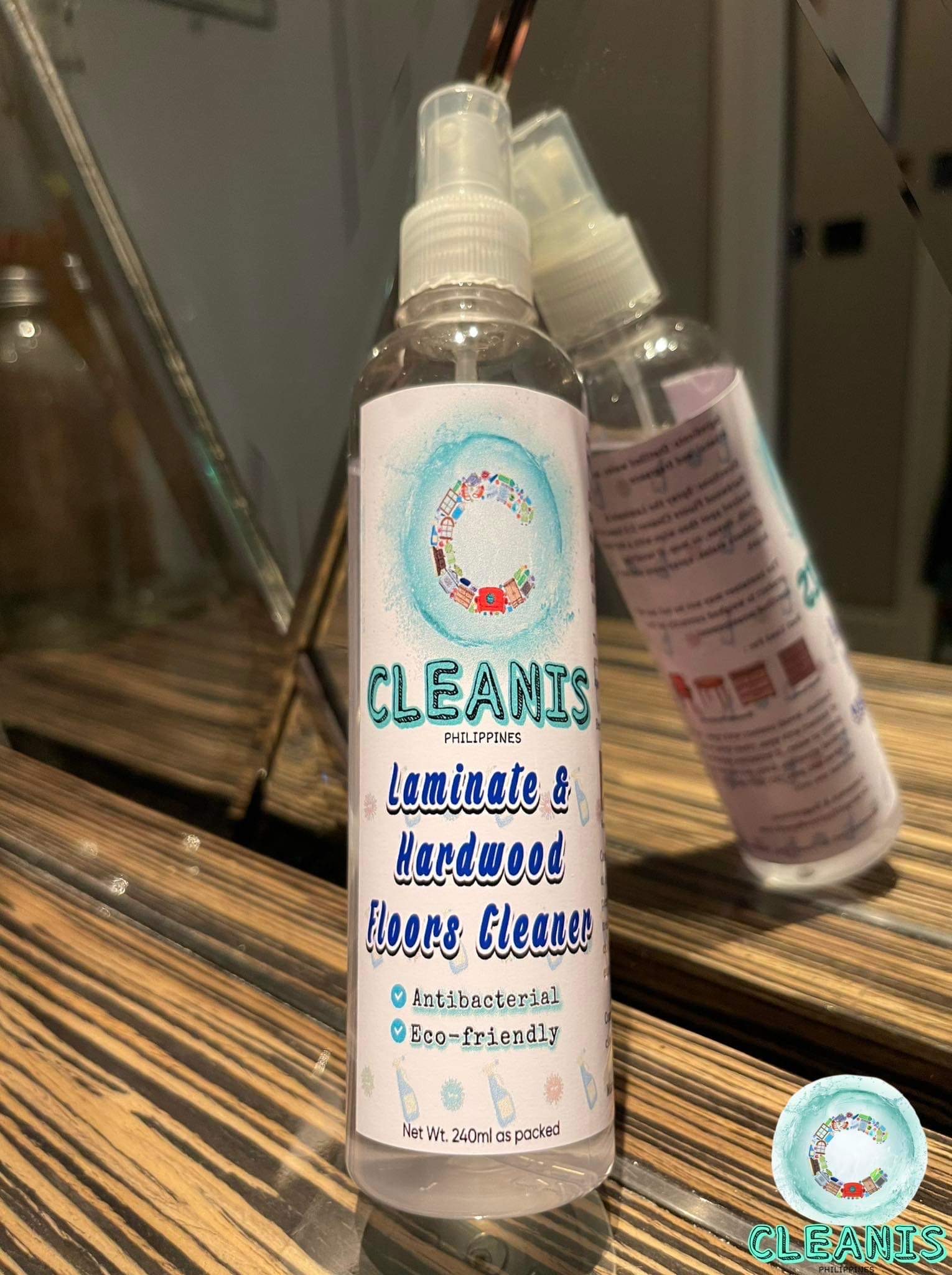 Laminate & Hardwood Floors Cleaner Spray Antibacterial & EcoFriendly