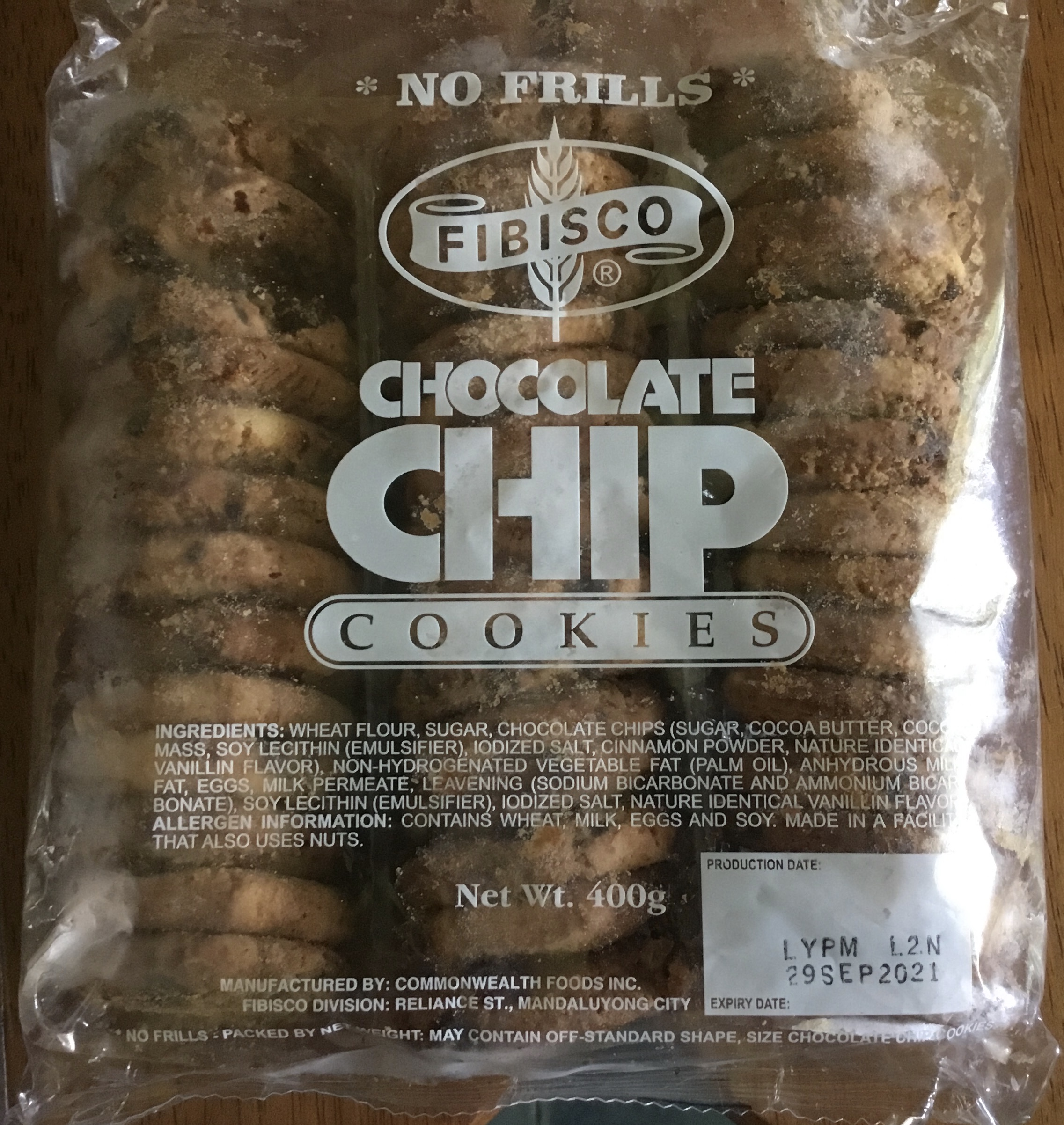 Fibisco Chocolate Chip Cookies | Lazada PH