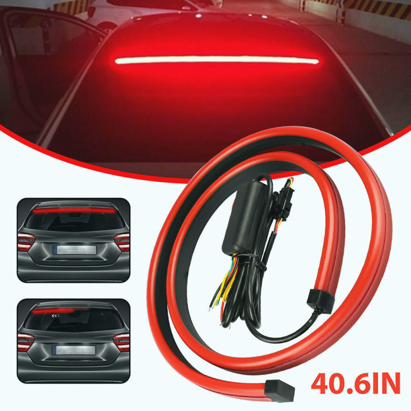 Leambiel Car High Mounted Brake Light Strip Rear Glass Led Decorative
