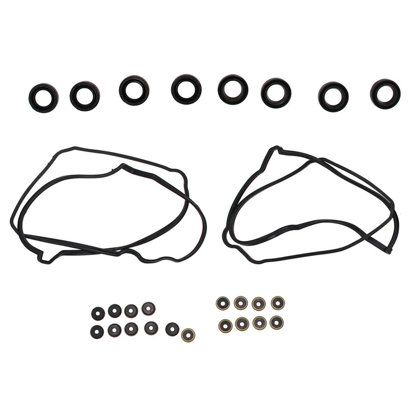 Car Valve Cover Gaskets Spark Plug Tube Seals Set Washer Seals 11214-50011 11193-70010 90210-07001 for Lexus Toyota
