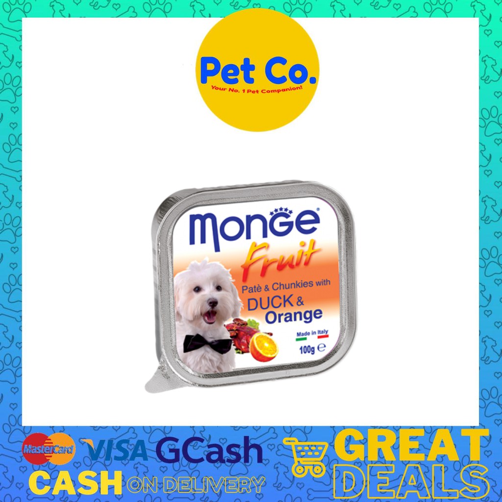 ibenta mainit Monge Fruit Dog Wet Food 100g Made in Italy Lazada PH