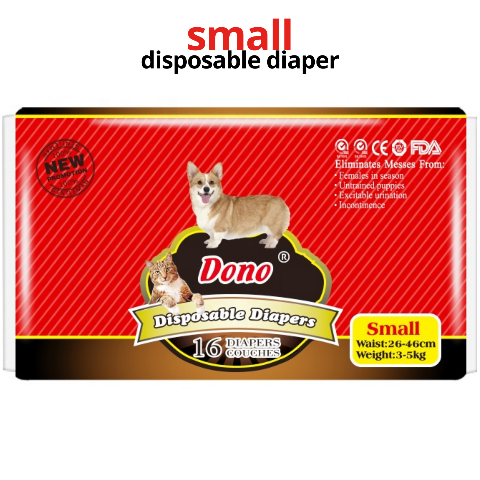 Dono Dog Disposable Diaper Small Female Dono Diaper Small Lazada PH