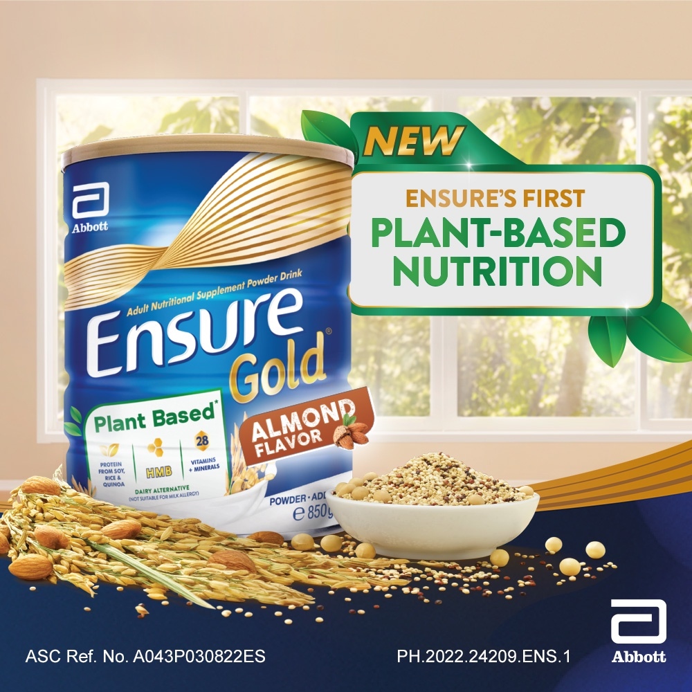 Ensure Gold HMB Plant Based Almond 400g For Adult Nutrition Lazada PH