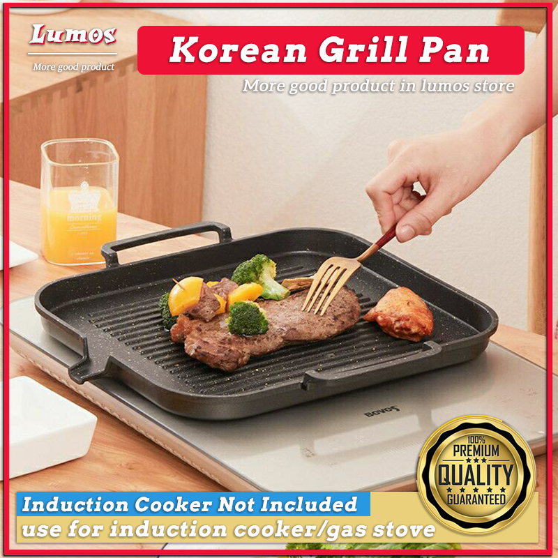 [Grill Pan For Induction & Gas stove] Korean Grill Stove Top Pan