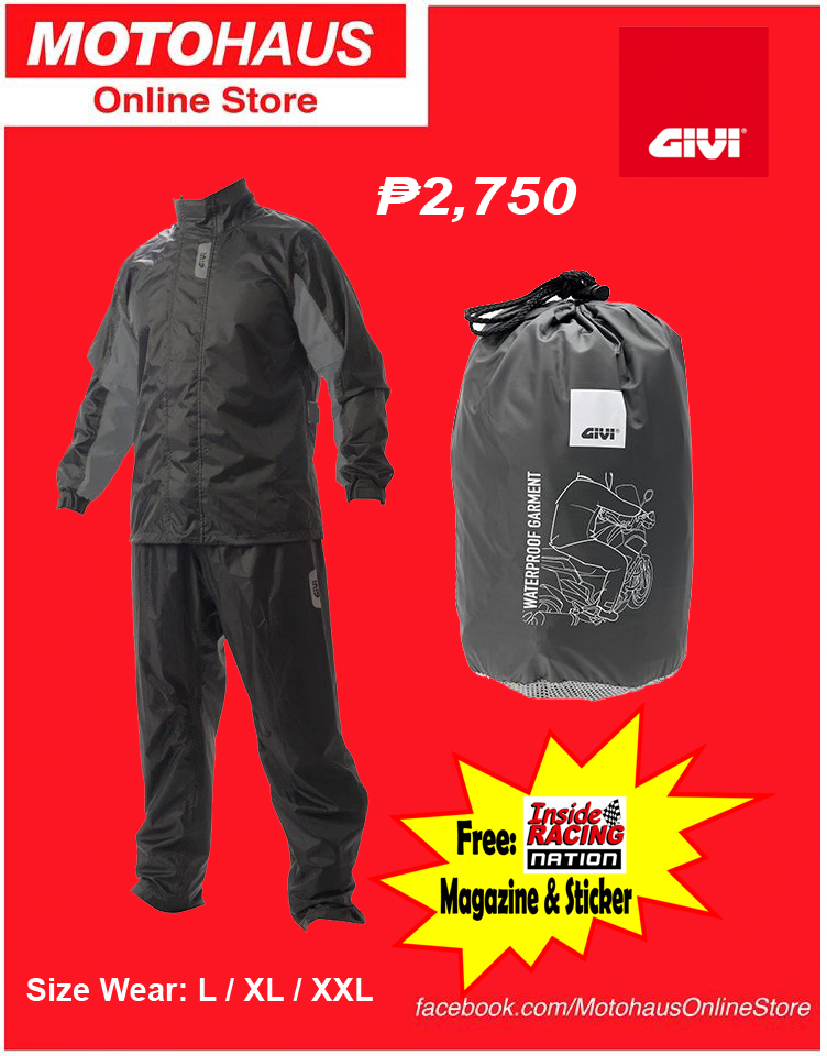 Givi waterproof garment online