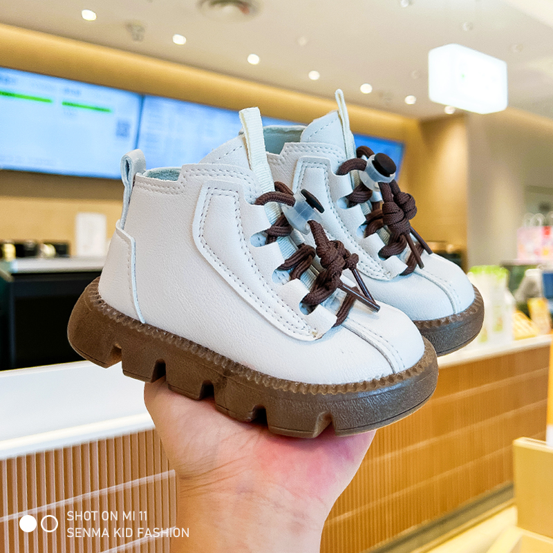 Sepatu Kids Shoes SENMA Korean Boots For Kids Girls Rubber Shoes