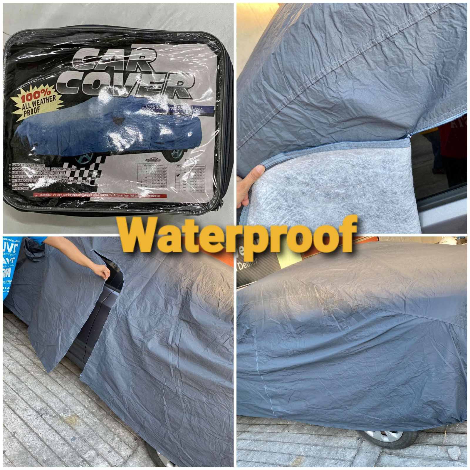 Kia Sportage All Weather Proof PVC Cotton Waterproof Car Cover Lazada PH