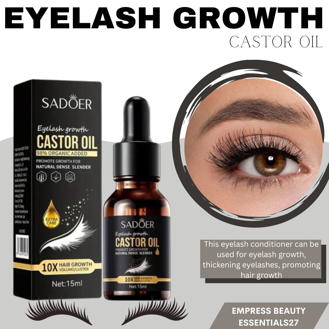 Original Castor Oil Eyelash Growth Serum Eyebrow Growth Liquid Fast