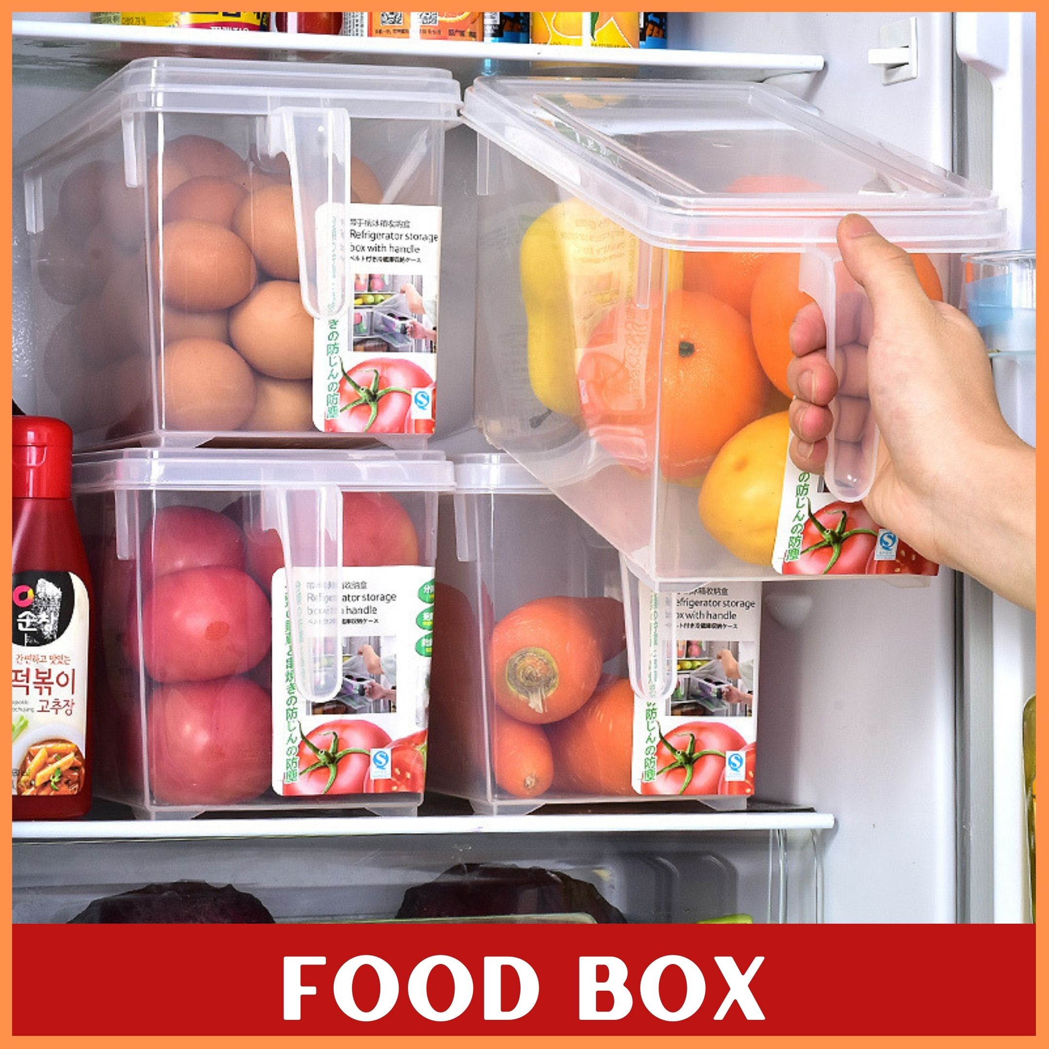 Fresh Food Storage Drawer Storage Kitchenware Refrigerator Storage Box
