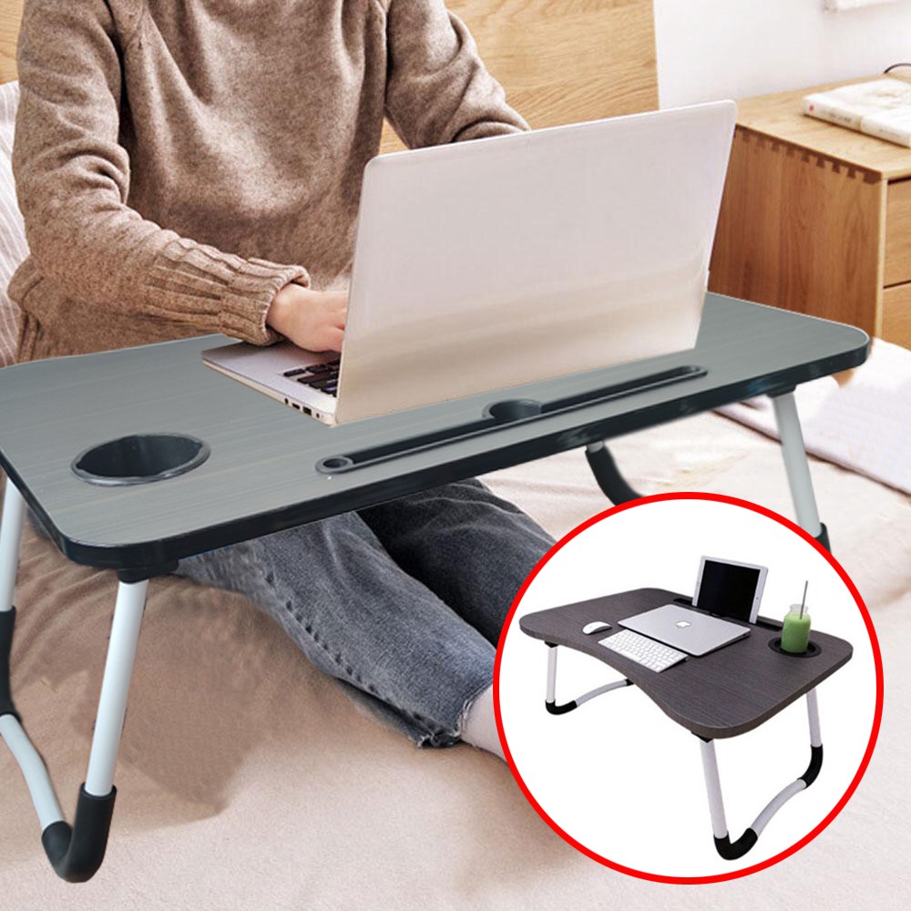 Details about   Large Bed Tray Foldable Portable Multifunction Laptop Desk Lazy Laptop Table