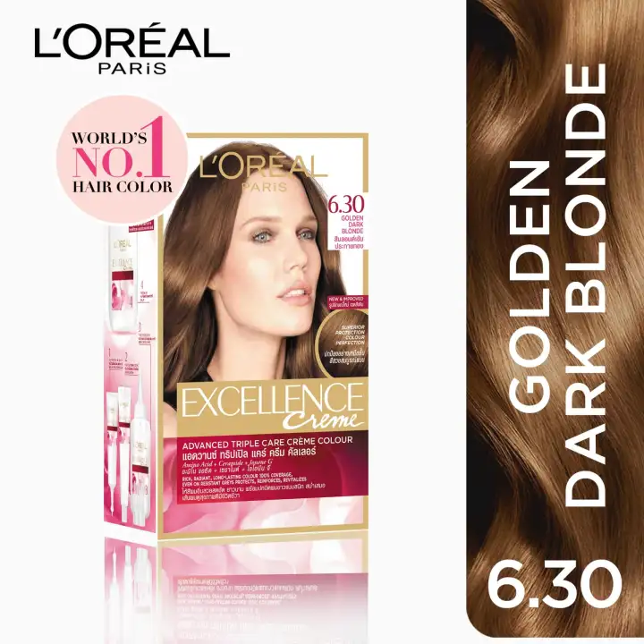 L Oreal Paris Excellence Hair Color Golden Dark Blonde Lazada Ph
