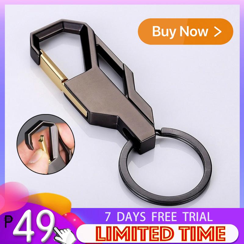 Key Chain Ring Creative Fashion Men's Metal Car Keyring Keychain Keyfob Gift 