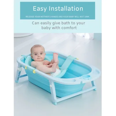 Baby Bath Net ONLY for Bath tub with Foam Head Rest Breathable Design with Safety and Comfort